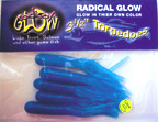 43509 BLUE GLOW 3.5" Radical Glow Torpedoes